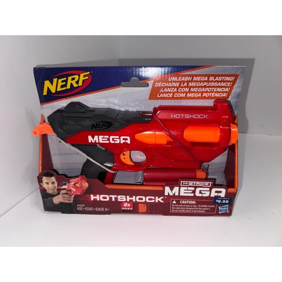 NERF  N-Strike Hotshock Blaster  MEGA COMES WITH 2 DARTS - Picture 1 of 6